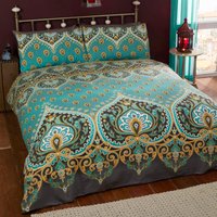 Asha Duvet Set - Emerald / Single