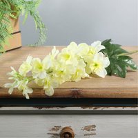 Silk Arundel Garden Delphinium Stem 77cm - Yellow