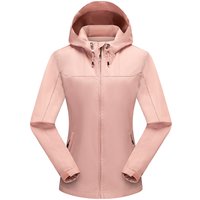 Womens Hooded Lightweight Jacket - Pink / L