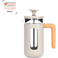 La Cafetire Pisa Stainless Steel Cafetire, Three Cup - Beige