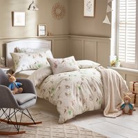 Peter Rabbit Classic Reversible Cotton Duvet Cover Set - Natural / Single