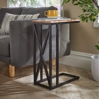 Home Source Pacific Mango Wood Natural Side Table - Natural