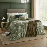 Heritage Duvet Cover Set - Forest Green / Double