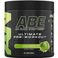 ABE Pre Workout Powder 375g - Black / Sour Apple