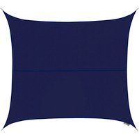 2m Square Water Resistant Sun Shade Sail - Blue