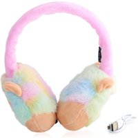 Squishmallows Leonard Plush Bluetooth Headphones - Pink