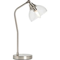 Darryl 1 Light Task Light Table Lamp - Satin Nickel