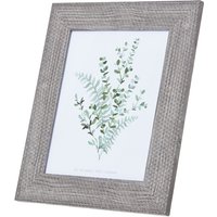 Woven Elegance 8X10 Photo Frame - Grey