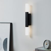 Eglo Alcudia Metal Plastic Bathroom Mirror Light, Black - Black