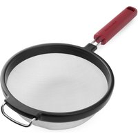 KitchenAid Mesh Sieve, Stainless Steel Sieve Cooking Utensil with Durable Handle - Red