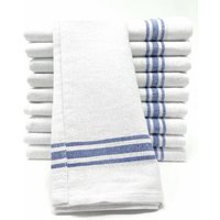 Affordable Kitchen Tea Towels Pure Cotton - white