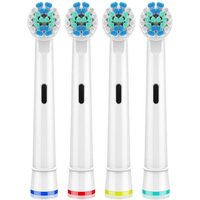 Electric Toothbrush Replacement Brush Heads - White