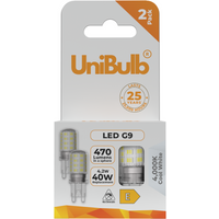 UniBulb LED G9 470lm 4000K Light Bulb - Cool White