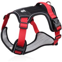 Vest Style Large Dog Back Strap - Red / L