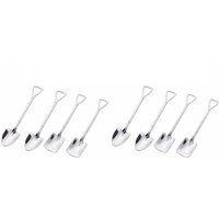Shovel and Spade Stainless Steel Spoons - Silver / 8