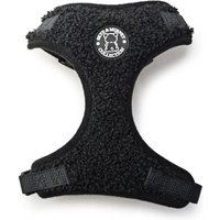 HugglePets Skye & Murphy Teddy Dog Harness - Espresso, Medium - Noir / Large