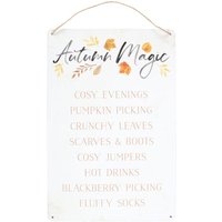 Autumn Magic Hanging Sign - Muticolour