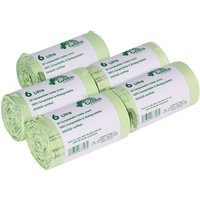 Green Giraffe 6 Litre Food Bin/Caddy Liners - Green / 5