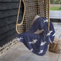 Fish Blanket - Blue