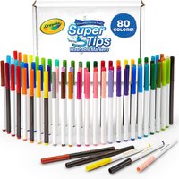 Crayola, 80 Crayola Super Tips Washable Markers - multi Crayola, 80 Crayola Super Tips Washable Markers - multi
