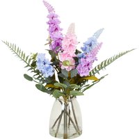 Spring Delphinium Vase Arrangement 53cm - Multicolour