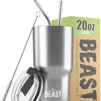 Dyzi Stainless Steel Coffee Tumbler - Silver