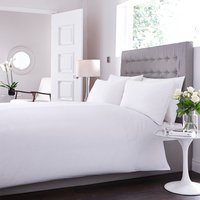 Charlotte Thomas Sestina Luxury Duvet Cover - White / Double