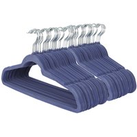 Non-Slip Velvet Hangers - Blue / 50