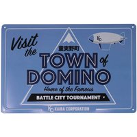 Yu-Gi-Oh! Town of Domino Tin Sign - Multi