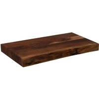 Natural Live Edge Large Chopping Board - Brown