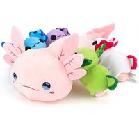 Cute Plush Axolotl Soft Toys Set - Multicolour