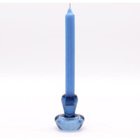 Royal Blue Mushroom Flip Candle Tealight Holder Unique Table Decor - Royal Blue