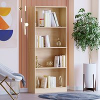 Cambridge Bookcases - Oak / 140cm / 4