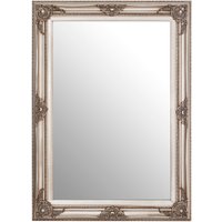 Athena Large Round Wall Mirror With Gold Frame - Grey