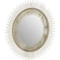 Grace Gold Wall Mirror - Silver