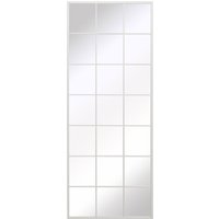 The Genestra Outdoor Mirror - White / 80cm