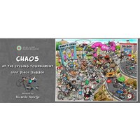 Chaos at the Cycling Tournament 1000 Piece Jigsaw Puzzle- Chaos no.12 - Neutral