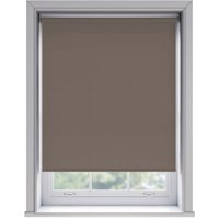 No Drill Thermal Blackout Roller Blind (170cm Drop) - Chocolate / 170cm