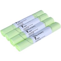 Caddy Company 7 Litre Compostable Food Waste Bin Bags - Green / 4