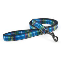 Tartan Pet Lead - Blue