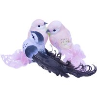 Angel Kisses, Set of 3 Glittered Birds Angel Kisses, Set of 3 Glittered Birds