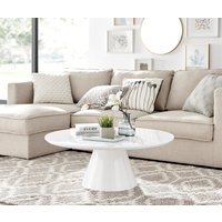 FurnitureboxUK, Palma White Gloss Coffee Table - White FurnitureboxUK, Palma White Gloss Coffee Table - White