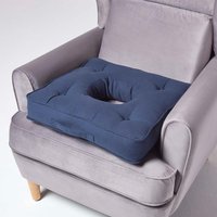 Orthopaedic Cotton Armchair Booster Cushion - Navy