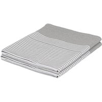 100 Cotton Tea Towel - Pinstripe - Light Grey Pinstripe / 2