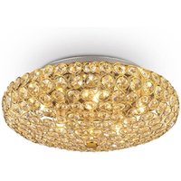 King 5 Light Ceiling Light - Gold