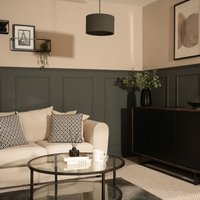 Reni Small Charcoal Boucle Pendant Shade - Charcoal