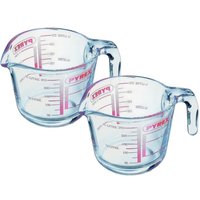 Pyrex Mini Glass Measuring Jug 250ml Classic Kitchen Measurement Jug - Clear / 2