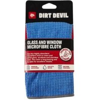 Dirt Devil Glass and Window Microfibre Cloth 30 x 30 cm Blue - Blue