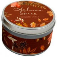 Christmas Spice Scented Candle Tin - Red