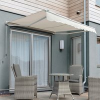 Electric Awning Half Cassette 4.5m - Ivory